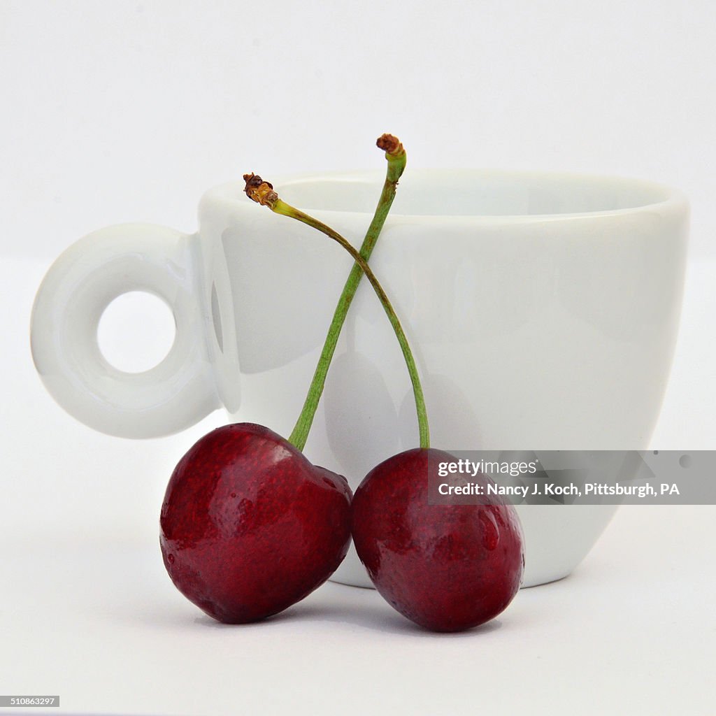 Two Red Cherries