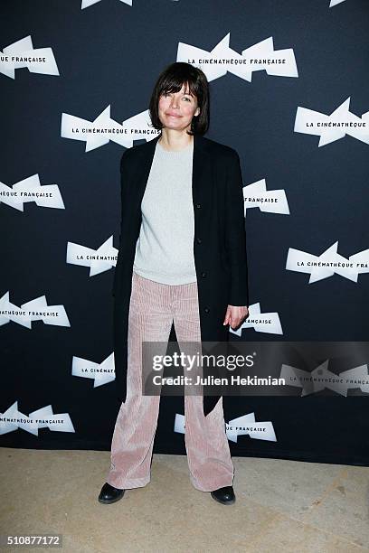 Marianne Denicourt attends Hou Hsiao-Hsien Retrospective at Cinematheque Francaise on February 17, 2016 in Paris, France.