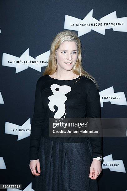 Natacha Regnier attends Hou Hsiao-Hsien Retrospective at Cinematheque Francaise on February 17, 2016 in Paris, France.