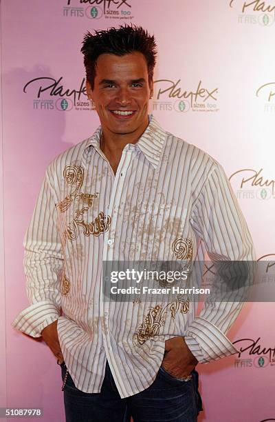 Actor Antonio Sabato Jr. Arrives at the Thank Goodness it Fits HALF SIZE BRA showcase party hosted by Playtex on July 20, 2004 at Forty Deuce, in...