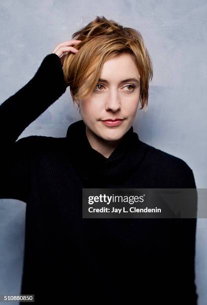 Greta Gerwig from the film 'Weiner Dog' poses for a portrait at the 2016 Sundance Film Festival on January 24, 2016 in Park City, Utah. CREDIT MUST...