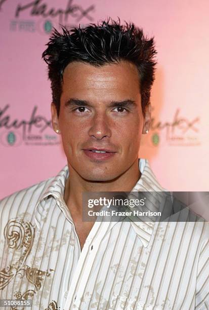 Actor Antonio Sabato Jr. Arrives at the Thank Goodness it Fits HALF SIZE BRA showcase party hosted by Playtex on July 20, 2004 at Forty Deuce, in...