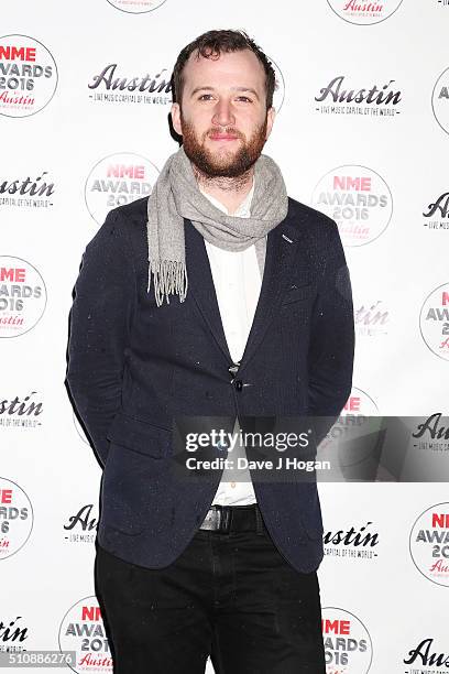 Chris Baio arrives for the NME awards at O2 Academy Brixton on February 17, 2016 in London, England.
