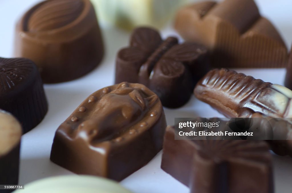 Chocolates pralines