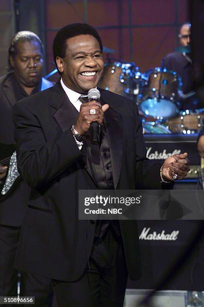 Episode 2905 -- Pictured: Singer Al Green performs on April 4, 2005 --