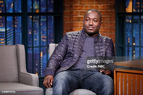 Episode 329 -- Pictured: Comedian Hannibal Buress during an interview on February 17, 2016 --