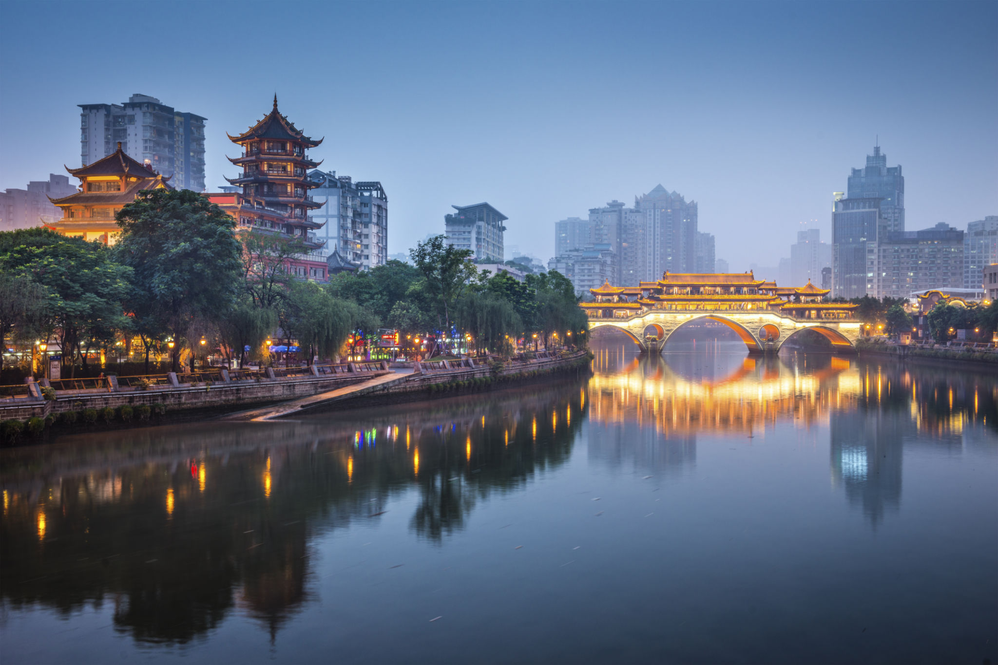 chengdu skyline