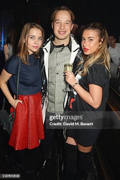 Frederick Szydlowski attends the Ciroc & NME Awards 2016 after party hosted by Fran Cutler at The Cuckoo Club on February 17, 2016 in London, England.