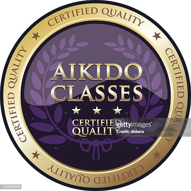 aikido classes - aikido stock illustrations