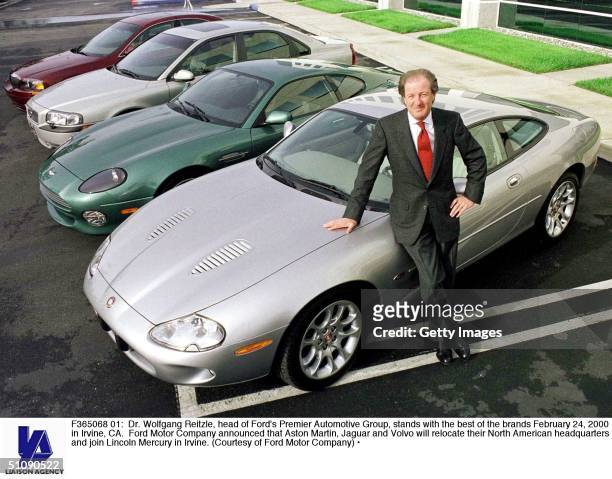 Dr. Wolfgang Reitzle, Head Of Ford's Premier Automotive Group, Stands With The Best Of The Brands February 24, 2000 In Irvine, Ca. Ford Motor Company...