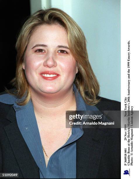 Nov 1999 New York City Chastity Bono At The Hetrick-Martin Institute's 20Th Anniversary And The 1999 Emery Awards.