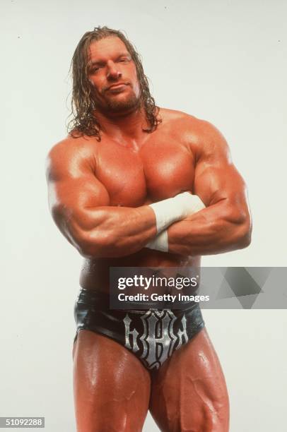 World Wrestling Federation's Wrestler Triple H Poses June 12, 2000 In Los Angeles, Ca.