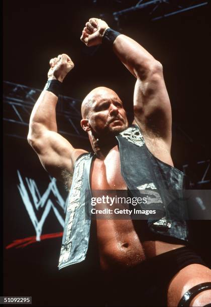 World Wrestling Federation's Wrestler Steve Austin Poses June 12, 2000 In Los Angeles, Ca.