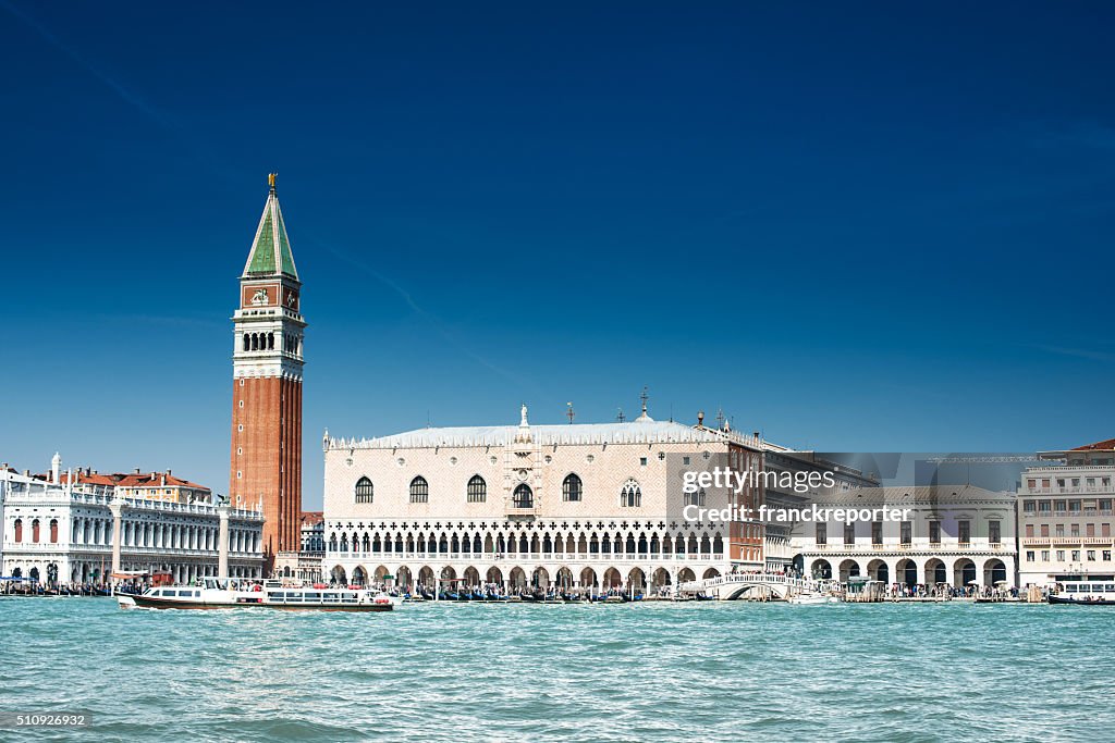 St mark's square with Venice skyline