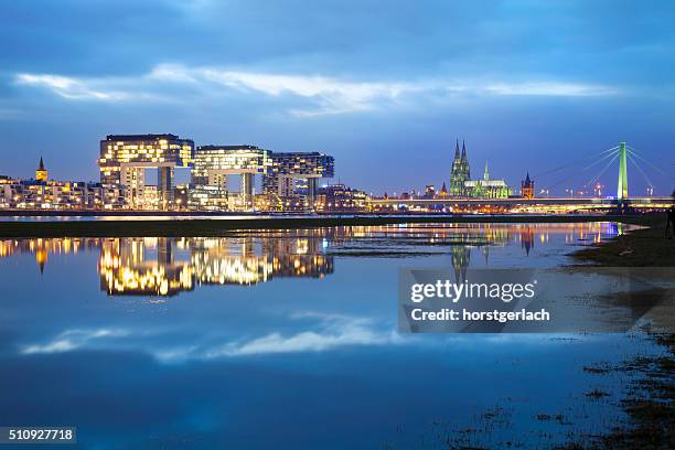 cologne cathedral at night - cologne 個照片及圖片檔