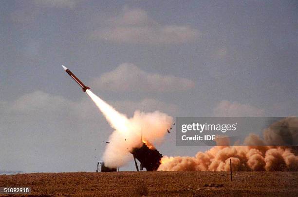 File Photo: A Patriot Missile Is Launched Against A Target At The End Of The Joint United States-Israel Patriot Missile Interceptor Exercise In...