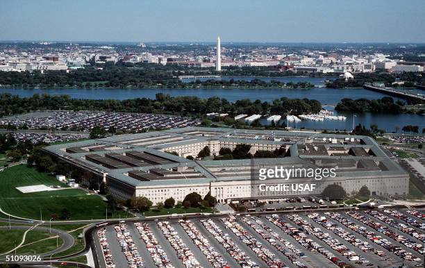 This File Photo Dated April 22, 1986 Shows An Aerial View From Over Arlington, Va Of The Pentagon, Headquarters Of The Us Department Of Defense. The...