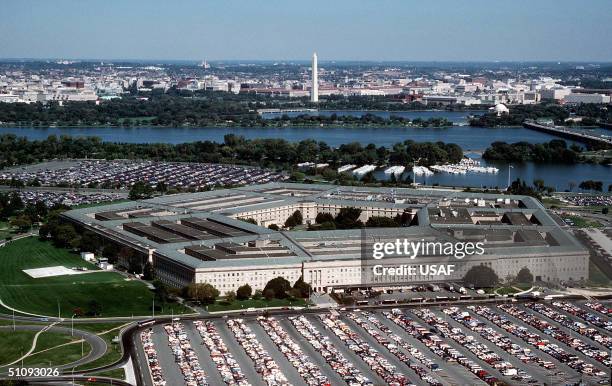 This File Photo Dated April 22, 1986 Shows An Aerial View From Over Arlington, Va Of The Pentagon, Headquarters Of The Us Department Of Defense. The...