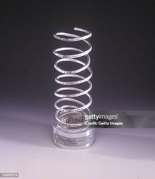 The Webby Award' S Coil Cable Design Springs From The Base In This Undated Photo. The 5Th Annual Webby Awards, The Leading International Honor For...