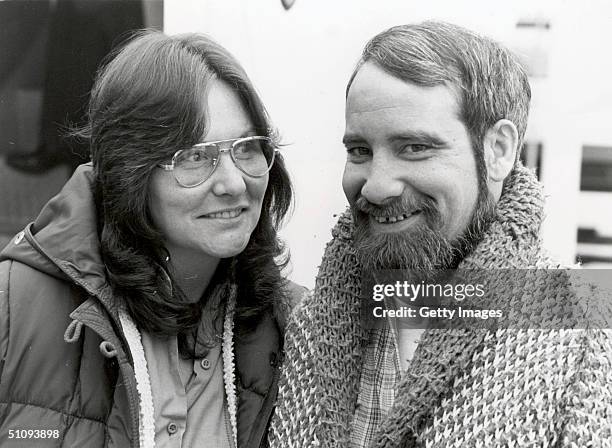 Actress Linda Lovelace Poses With Her Then Husband Larry Marchiano In London, England In This 1980 Photo. The Star Of The Pornographic Film "Deep...