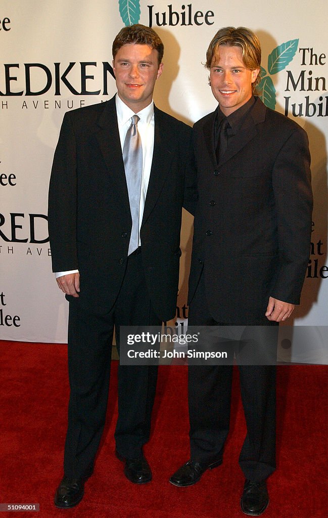 Actor Brad Rowe Poses With His Brother Kieth At The 6Th Annual Mint
