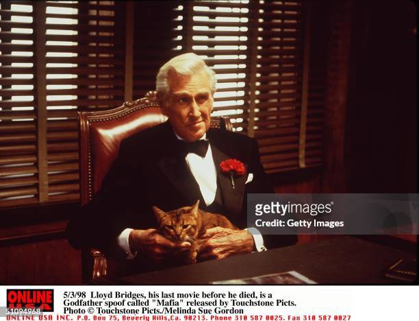Lloyd Bridges, His Last Movie Before He Died, Is A Godfather Spoof Called "Mafia" Released By Touchstone Picts.