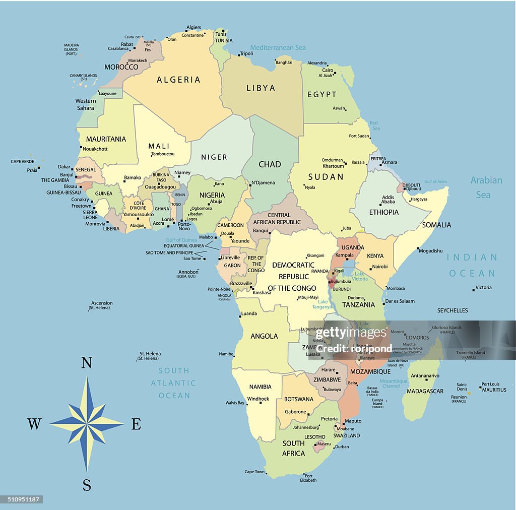 Afrika-Karte