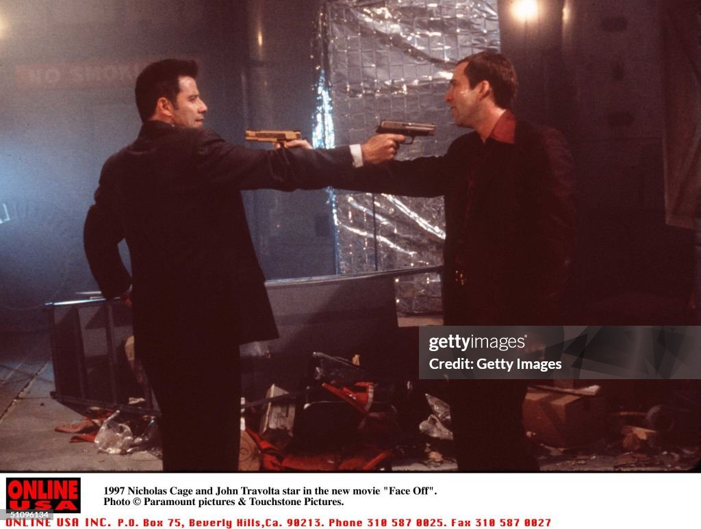 Nicolas Cage And John Travolta In 'Face Off'