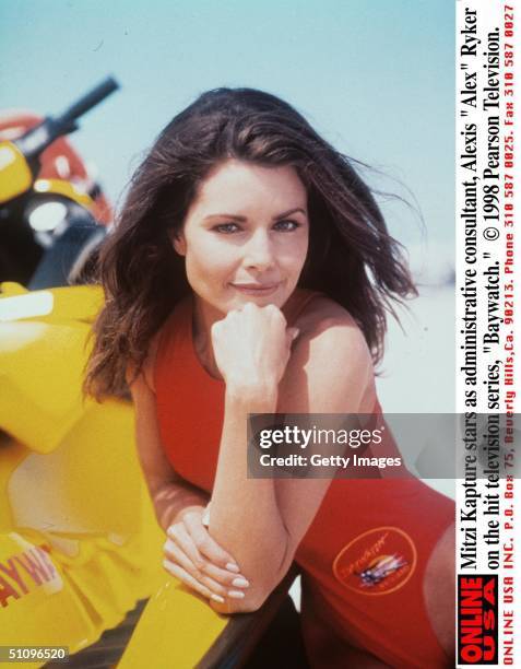Mitzi Kapture Stars As Administrative Consultant, Alexis "Alex" Ryker On The Hit Television Series, "Baywatch" 1998-1999 Season.