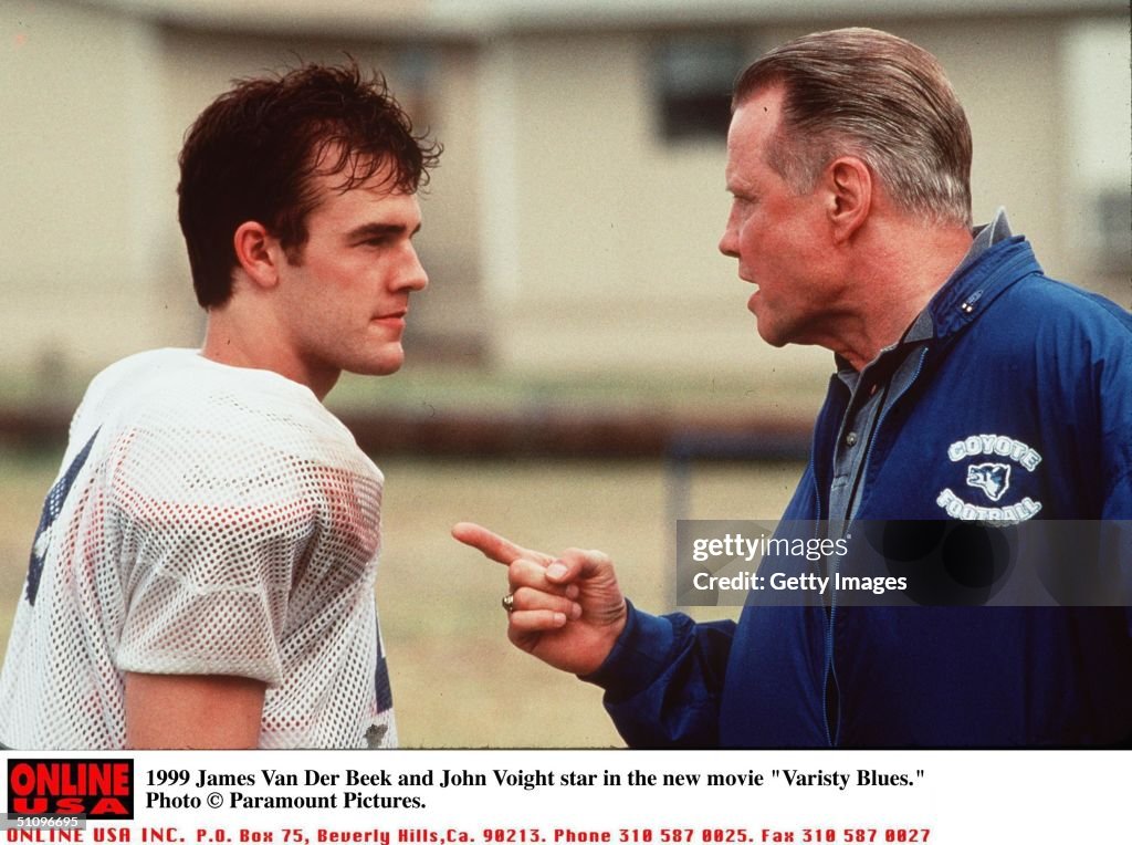 James Van Der Beek And John Voight Star In The New Movie Varsity Blues