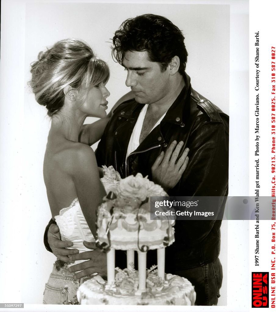 Shane Barbi And Ken Wahl Get Married. News Photo Getty Images