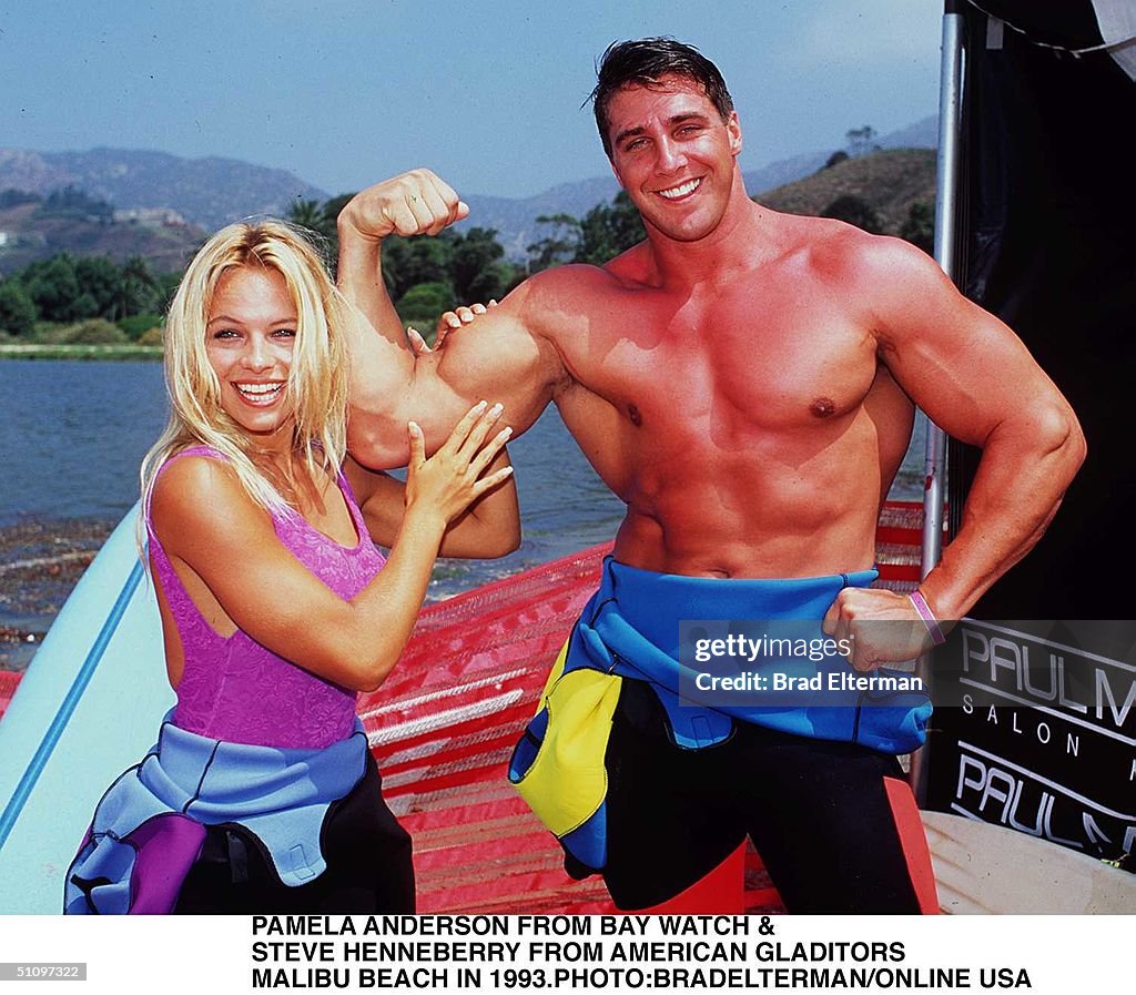 Malibu Circa... Pamela Anderson And Steve Henneberry Fool Around On