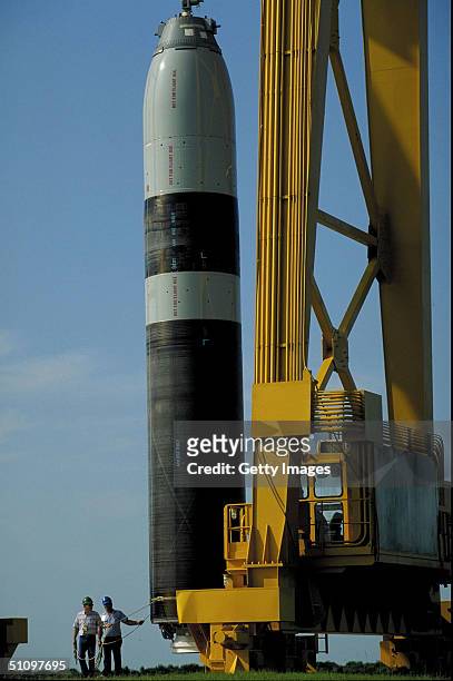 Trident Ii, Or D-5 Missile, Readied For A Land Based In This Undated File Photo. According To A Congressional Report To Be Released May 25 China...