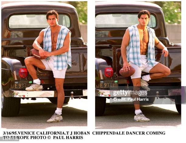 April 1995, Venice California. T.J. Hoban A Chippendale Exotic Dancer