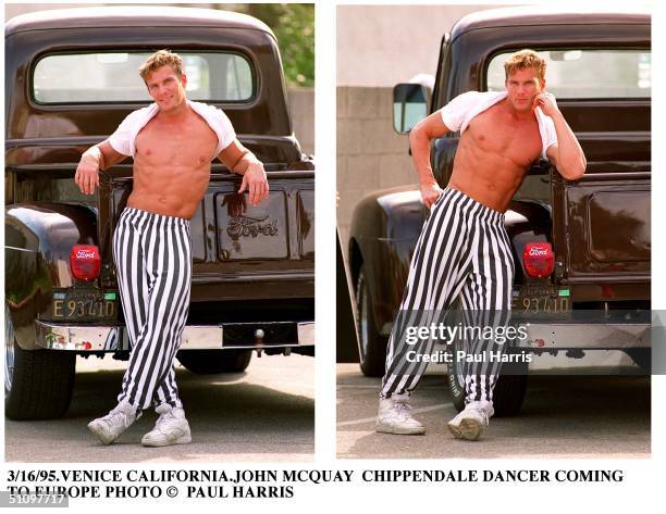 April 1995, Venice California. John Mcquay A Chippendale Exotic Dancer