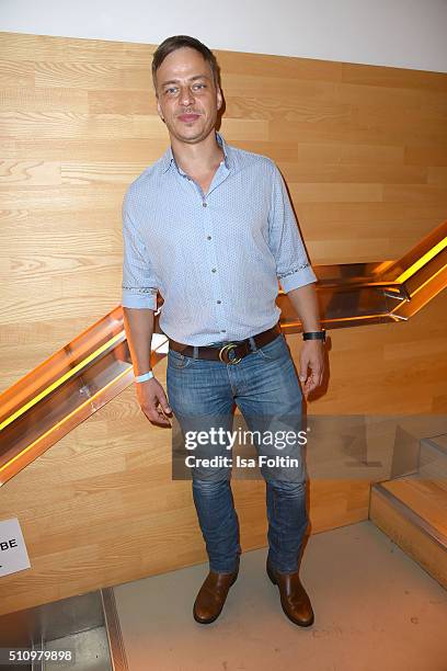 Tom Wlaschiha attends the PantaFlix Party on February 17, 2016 in Berlin, Germany.