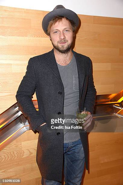 Christoph Letkowski attends the PantaFlix Party on February 17, 2016 in Berlin, Germany.