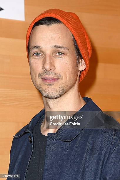 Florian David Fitz attends the PantaFlix Party on February 17, 2016 in Berlin, Germany.