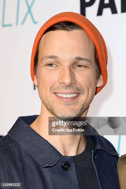 Florian David Fitz attends the PantaFlix Party on February 17, 2016 in Berlin, Germany.