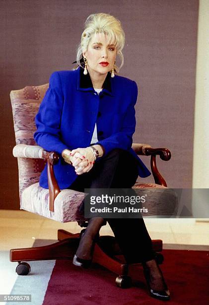 Dallas. Gennifer Flowers Who Alledgedly Had An Affair With President Bill Clinton Before He Became President.