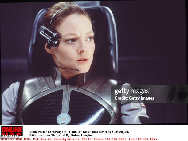 Jodie Foster As Ellie Arroway In "Contact" Based On The Best -Seller By Carl Sagan.