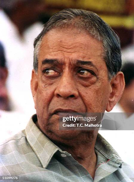 Senior Leader Of The Marxist Communist Party Of India, Inderjeet Gupt, In New Delhi March 10,1998. The Government Of Prime Minister Atal Bihari...