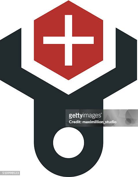 help to those in need care logo icon - too small stock illustrations