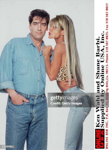 Ken Wahl And Shane Barbi. Stock Photo