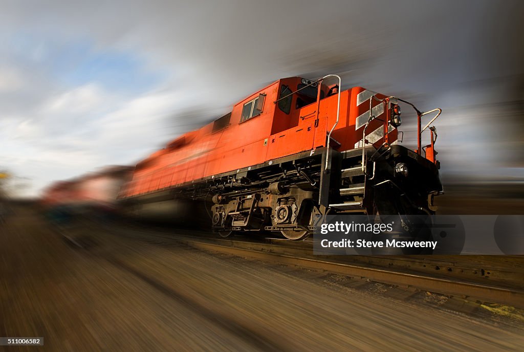 Speeding Train