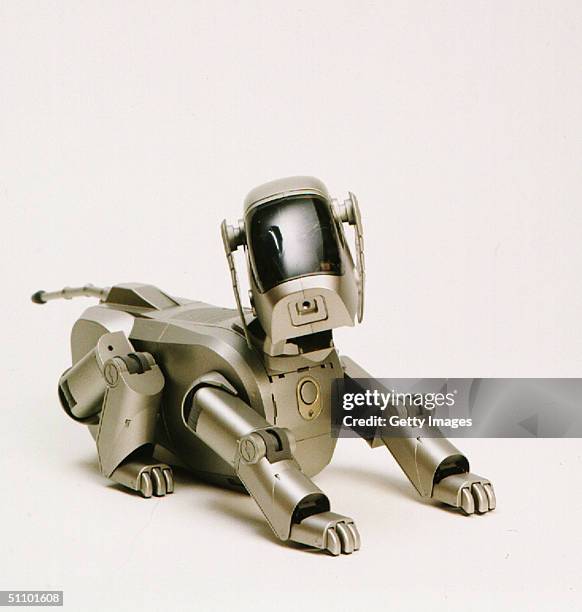 Sony Corporation Announces The Launch Of The Dog-Shaped Autonomous Robot Called "Aibo" That Can Express Various Emotions And Responsed To External...