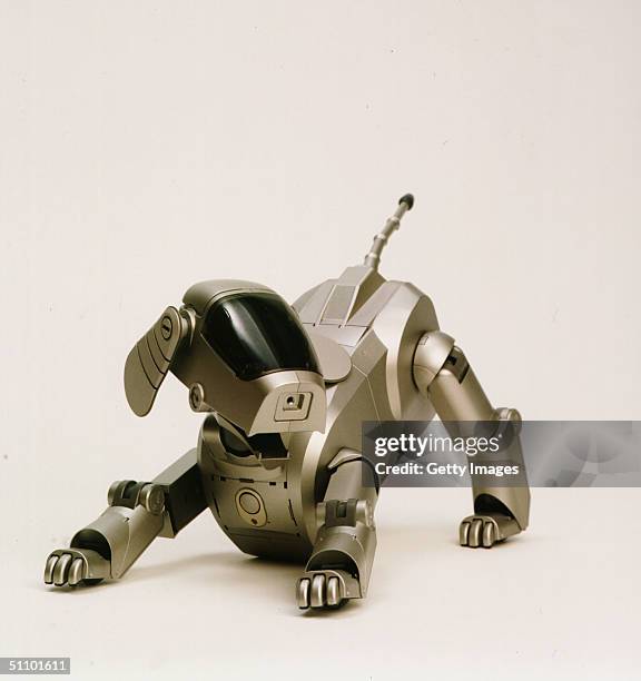 Sony Corporation Announces The Launch Of The Dog-Shaped Autonomous Robot Called "Aibo" That Can Express Various Emotions And Responsed To External...