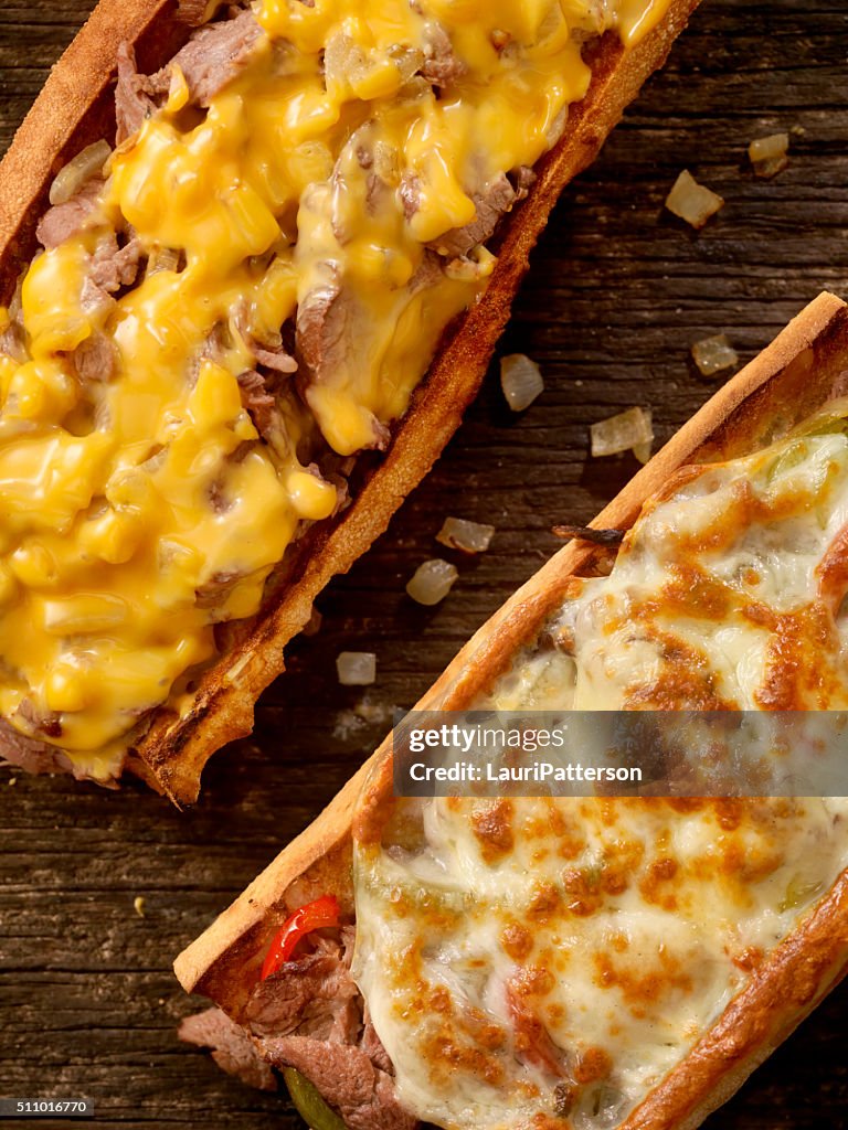 Philly Cheese Steak Sandwiches