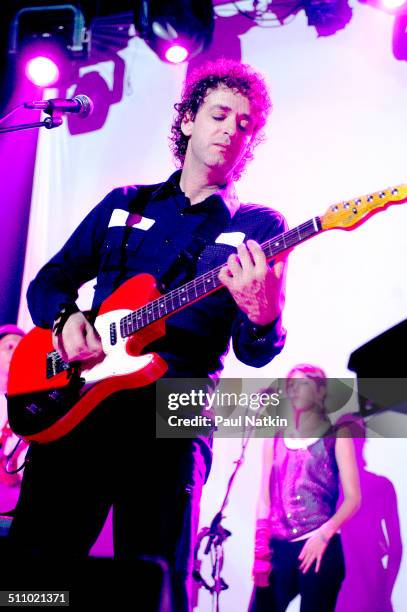 Argentine musician Gustavo Cerati performs in Chicago, Illinois, July 29, 2003.