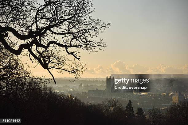 canterbury dawn - kent england stock pictures, royalty-free photos & images